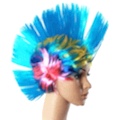 Halloween party wig, personalized punk costume, masquerade ball, funny performance wig, bar, funny comb hair undefined