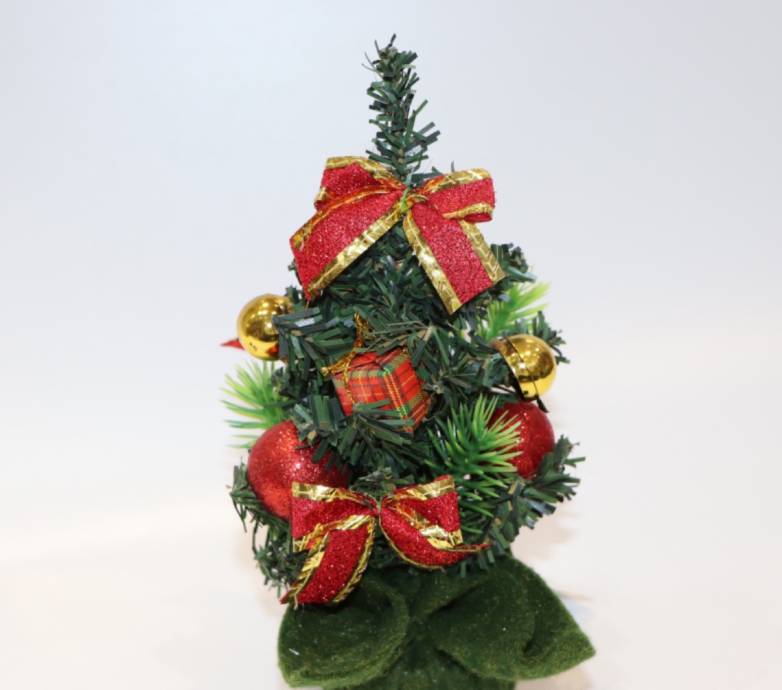 Christmas tree a 20cm red Christmas tree