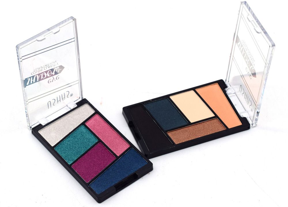 【 24-piece Set 】ES2860-4 Five-color USHAS Pearlescent Eyeshadow in four trendy colors pic 8