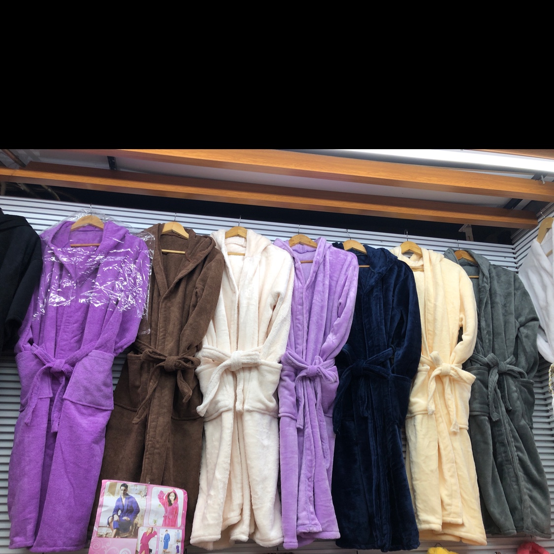 Microfiber bathrobes