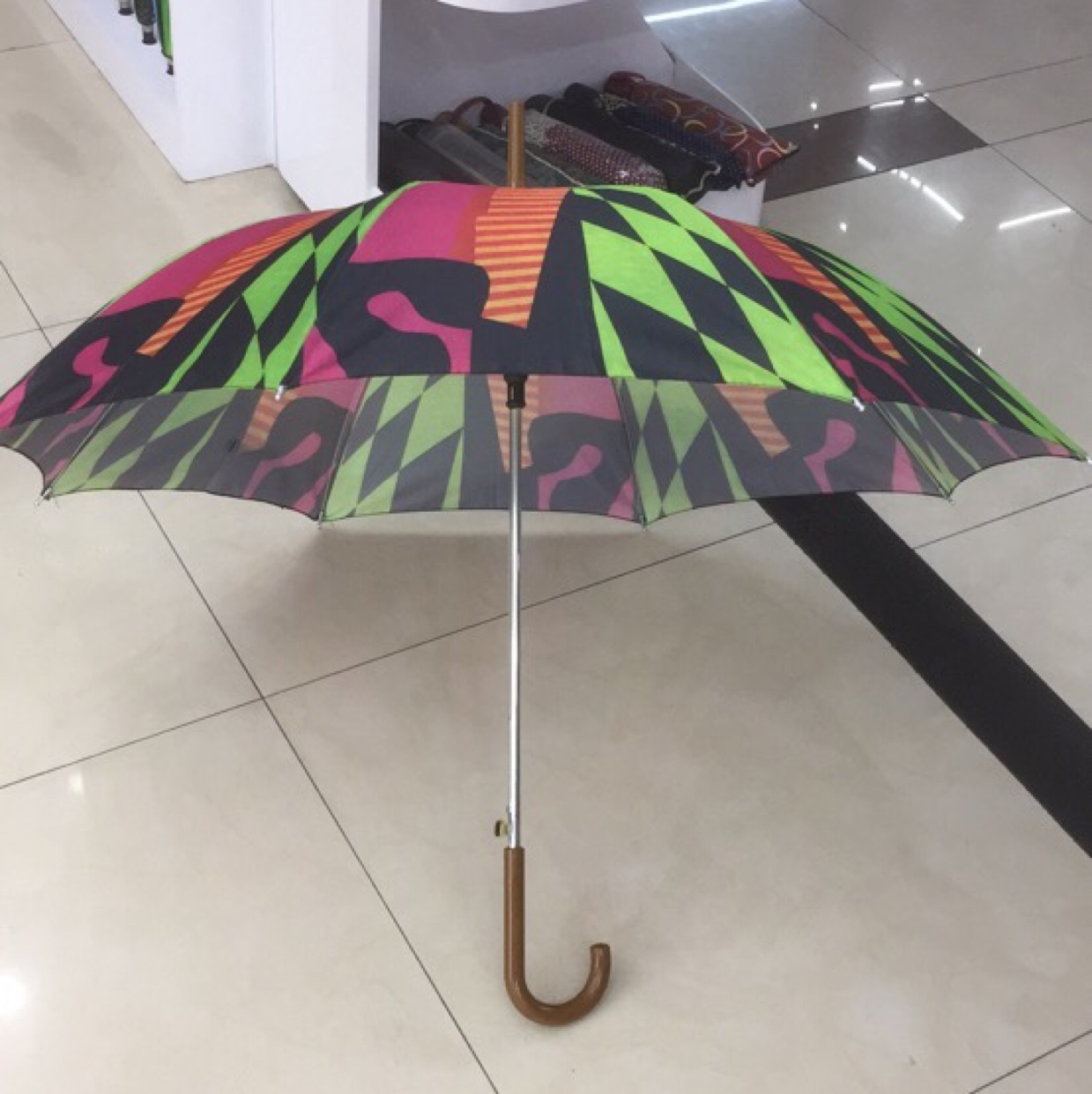 55Cm 8-Piece Automatic Rigid Filament Umbrella Stand Polyester Polyester Fabric Umbrella