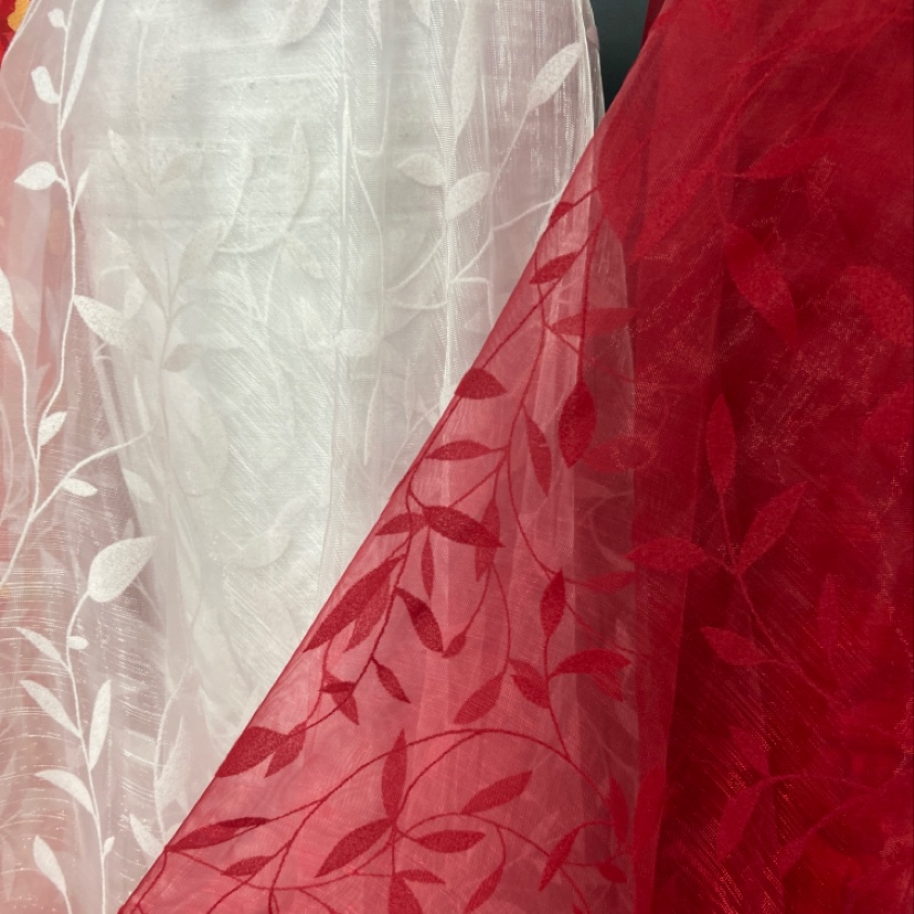 White Vine Three Gauze Material Multi-Color Optional Decorative Headdress Crafts Fabric Clothing Specification drawing