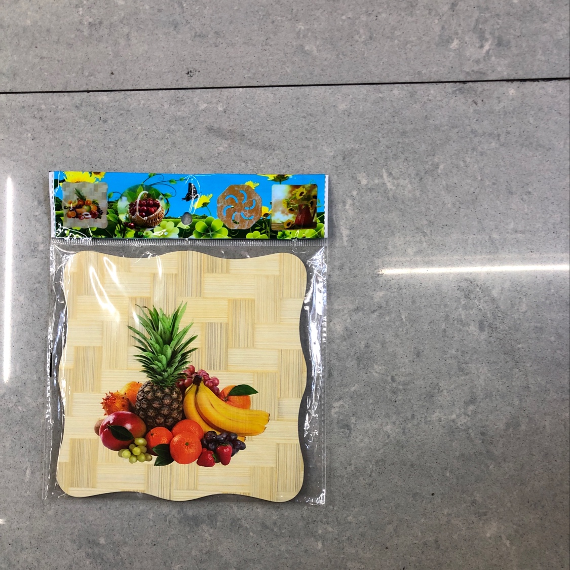 竹碗垫方形16*16