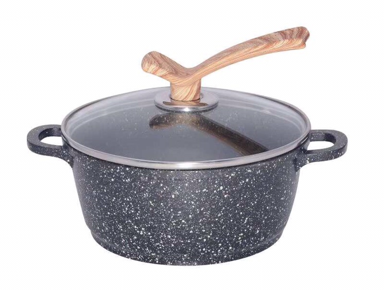 Romantic Soup pot with tourmaline non-stick pan