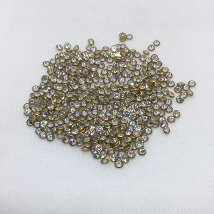 4Mm No Hanging Edge + Real Zirconium New Dollar Copper Factory Direct Sales Network Red Diy Jewelry Accessories