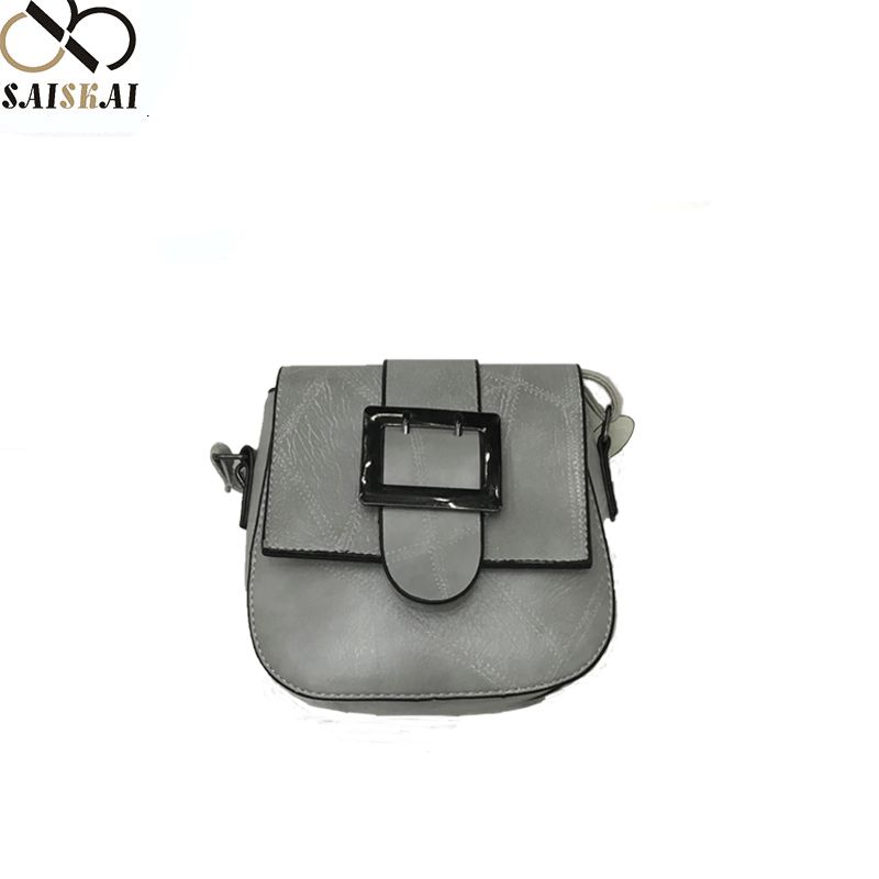 2020 New square-buckle women's crossbody bag