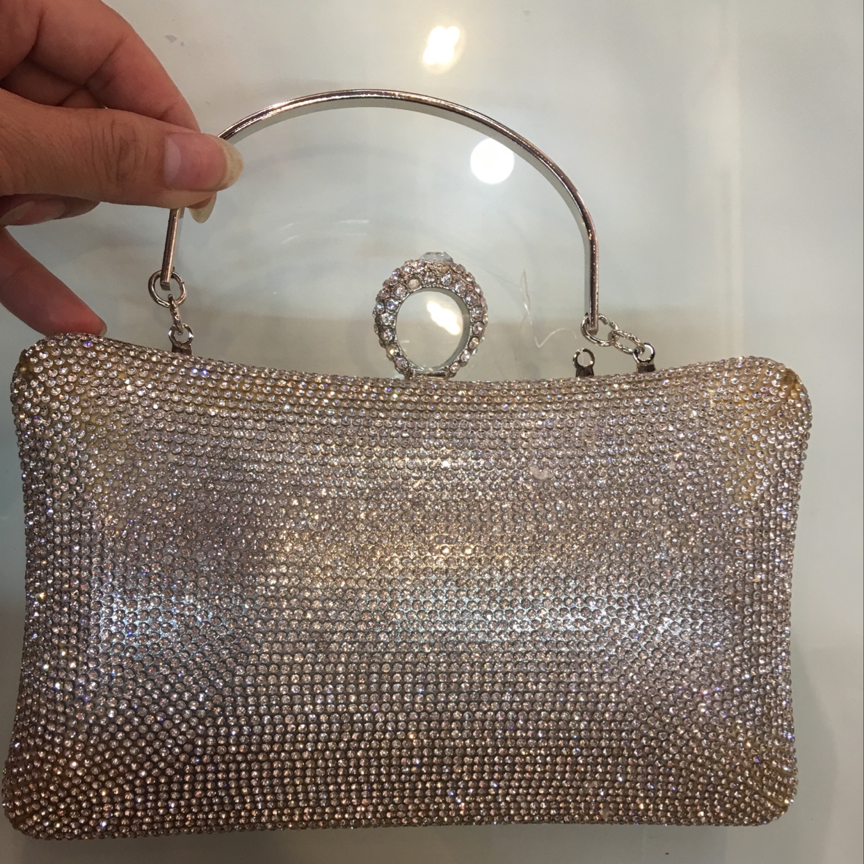 2020 Classic Vintage Elements Crystal Dinner Bag Hold Bag Shoulder Bag Hold Bag