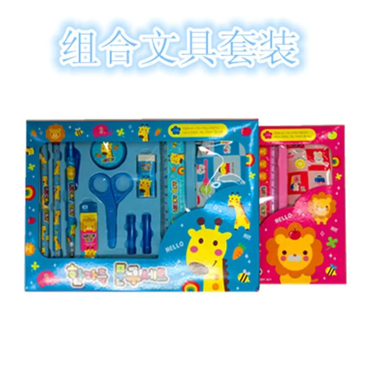 Stationery set gift storage stationery cartoon primary school student prize stationery combination set detail image 3