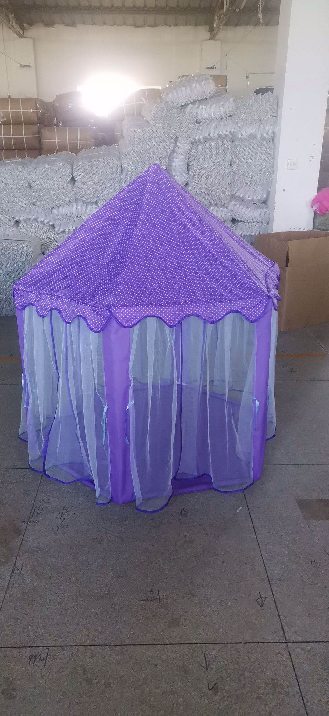 New colors for hexagonal tent and gauze curtains details Picture