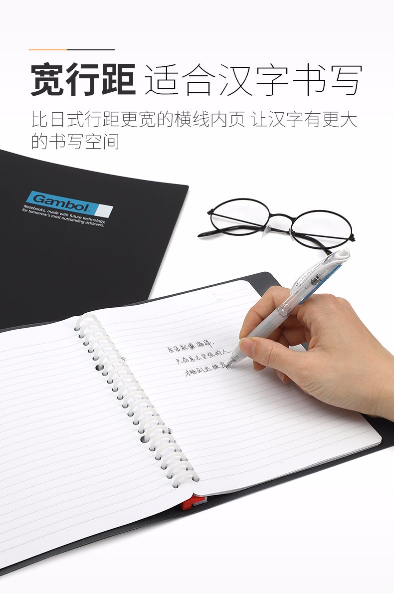 KOKUYO/ Guoyu WCN-FR0031 Gambol Loose-leaf Book B5/30 pages 4-color mixed binding detail image 6