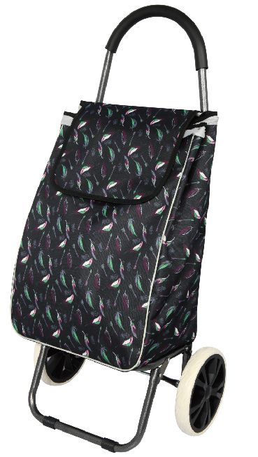 Grocery cart, small trolley, household shopping cart, folding trolley, stair climbing trolley, portable elderly trolley detail image 3