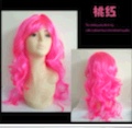 Wig female prop, long curly hair, colorful big waves, Halloween masquerade ball cosplay, funny party costume Specification image