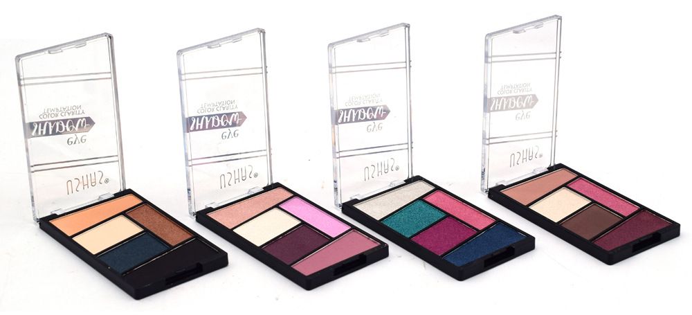 【 24-piece Set 】ES2860-4 Five-color USHAS Pearlescent Eyeshadow in four trendy colors pic 6