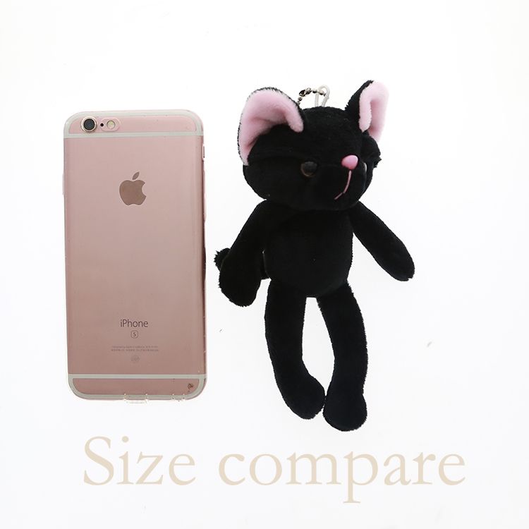 Long-legged cat plush pendants, plush keychains, plush toys and accessories, cute cartoon, popular in Japan and South Korea details Picture