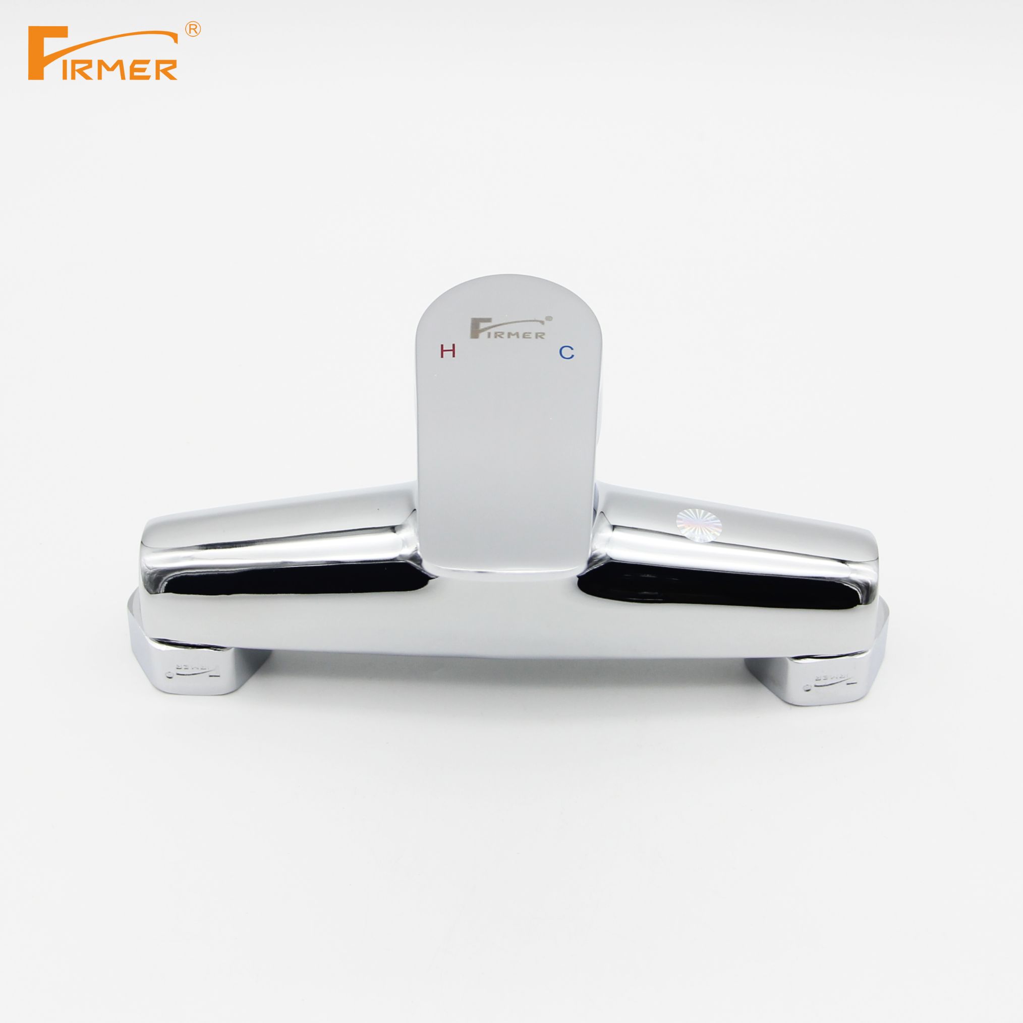 FIRMER Shower faucet tub triple bath bath hot and cold water heater Specification drawing
