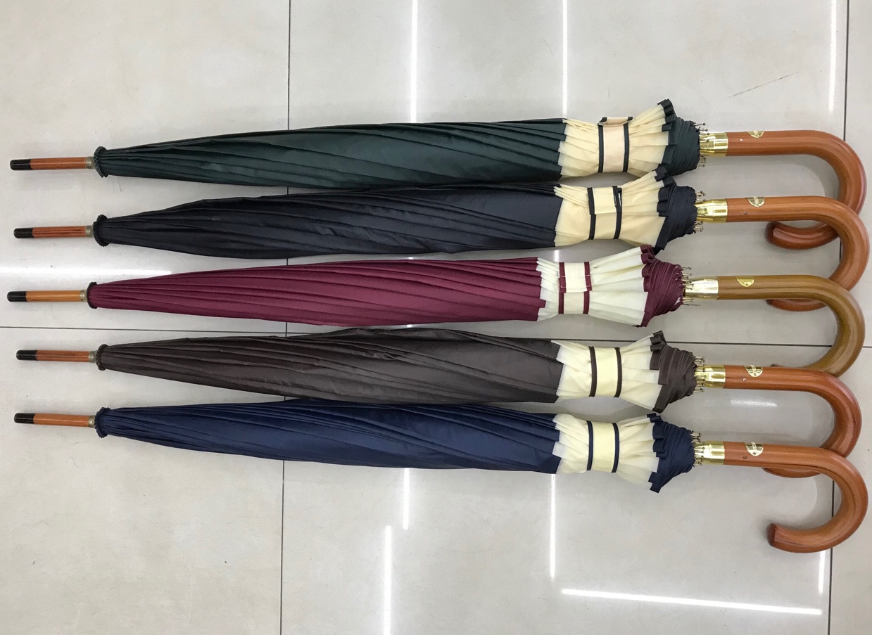 16K Wood Center Bar Side Umbrella Business Umbrella Adult Umbrella
