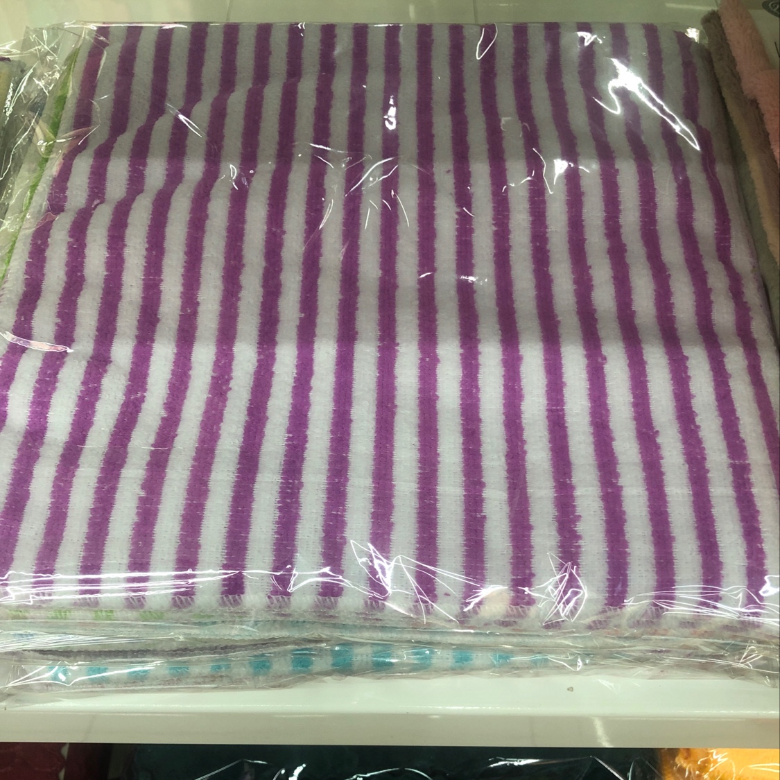 超细纤维条纹30x30方巾抹布产品图