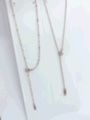 Titanium Steel Rose Gold Quality Necklace Application Scenario