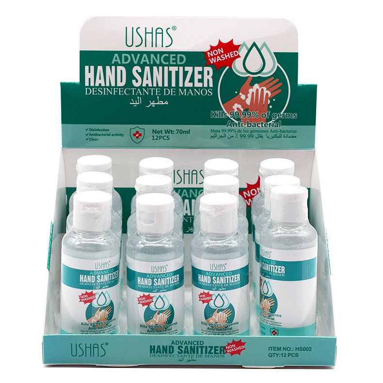 【Ushas】Hs002 Household 75% Alcohol Ethanol Hand Sanitizer 70M details Picture