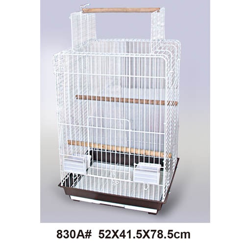 Large wire birdcages and parrot cages