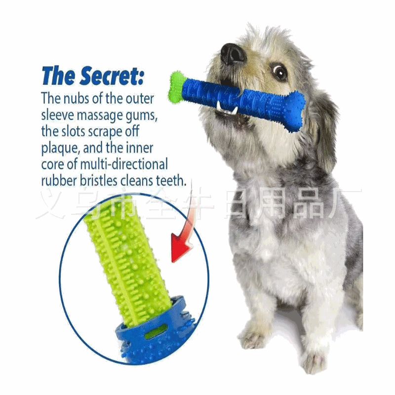 Dog Toothbrush 宠物狗牙刷Chewbrush宠物狗狗磨牙棒牙齿清洁玩具详情图5