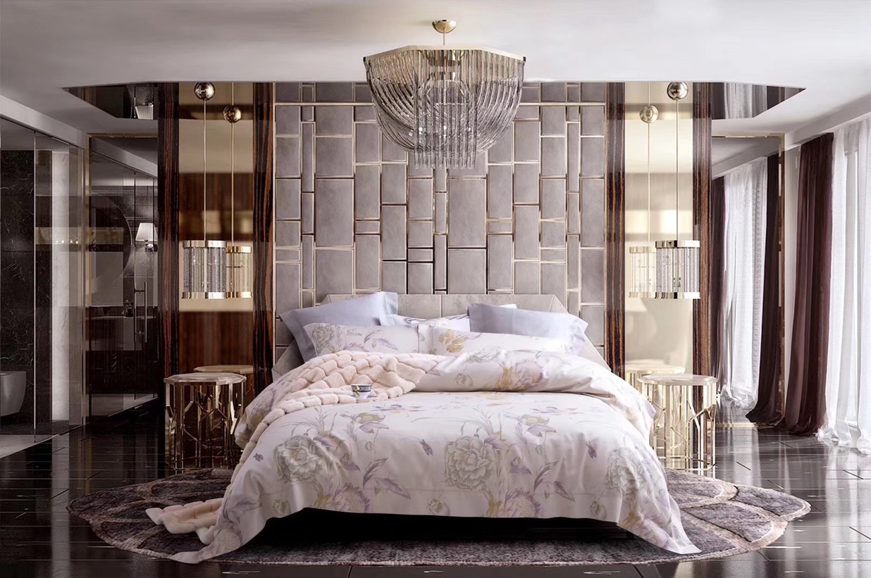 Four Luxurious Jacquard pieces (Rice Flower)