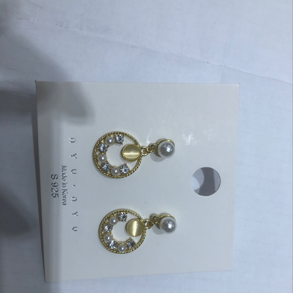 珍珠镂空耳坠01详情1