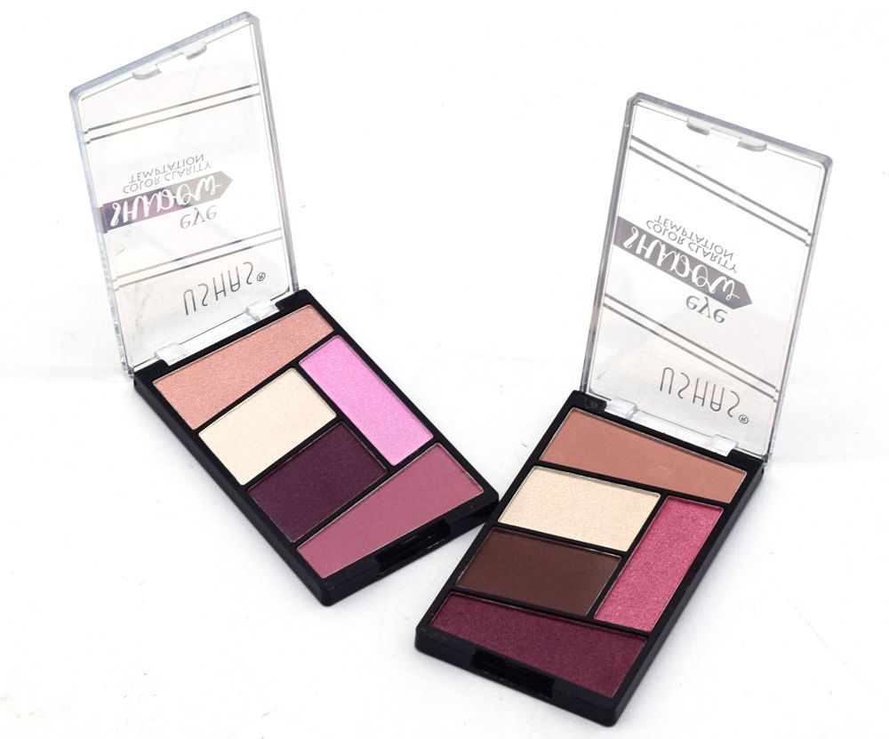 【 24-piece Set 】ES2860-4 Five-color USHAS Pearlescent Eyeshadow in four trendy colors pic 7