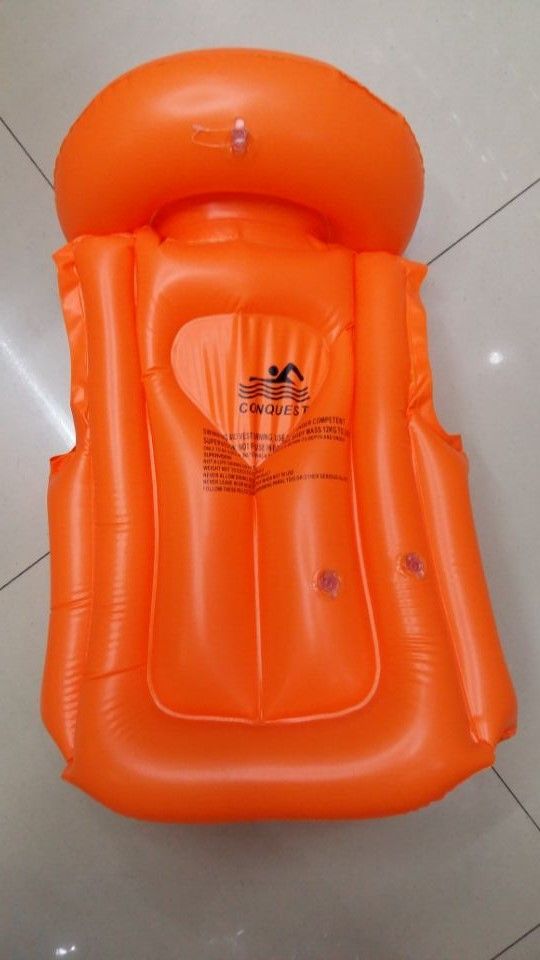 泳衣批发 儿童充气衣 孩子游泳背心 漂流安全背心BLC 桔色
