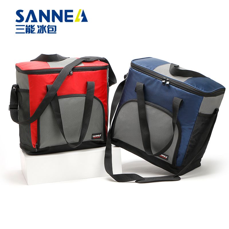 25L lunch bag, picnic insulation bag, high-end aluminum foil ice pack, seafood refrigeration bag, large-capacity portable bento bag Item Picture