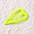 出口韩国东大门高品质荧光橡皮漆桃心bb夹水滴夹边夹少女ins发卡详情图8