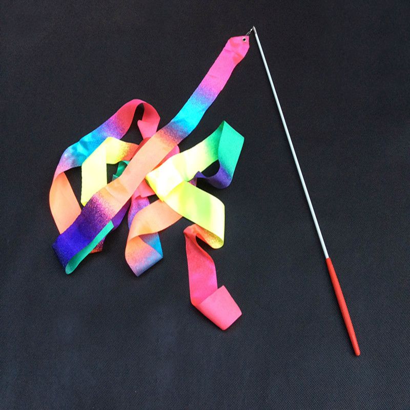 Gymnastics art ribbon ribbon beginner toy ribbon artistic gymnastics rope Ding cloth ribbon selling wholesale full figure