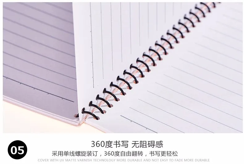 KOKUYO/ Guoyu WCN-R0050 Spiral Edition B5 50-page 4-color mixed set detail image 7