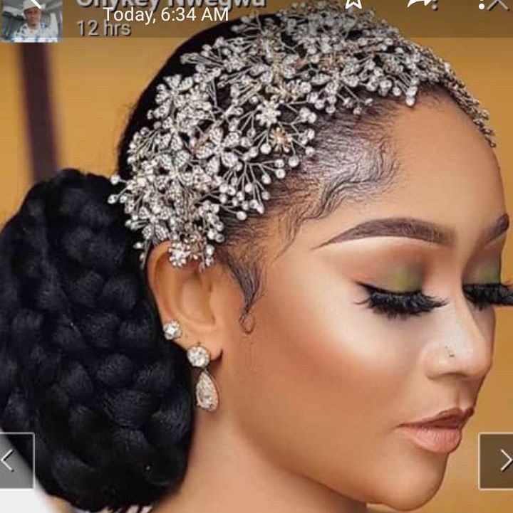 European and American bride marriage pure handmade beads fine woven headdress crown soft headband thumbnail