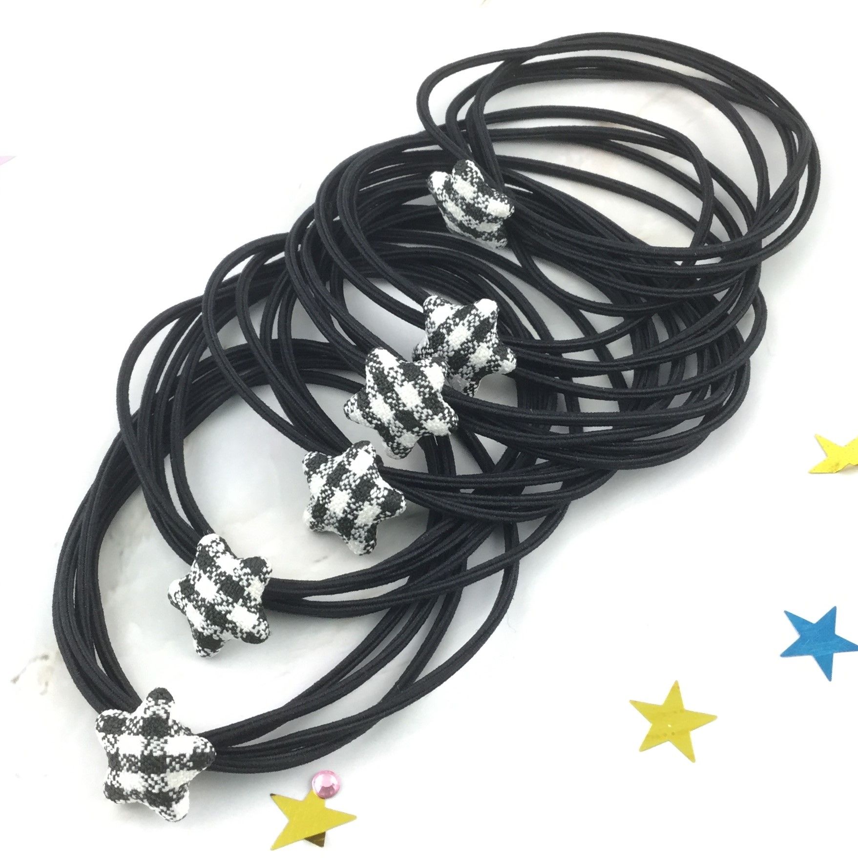 2020泫雅网红ins简约细款发绳少女扎头发高弹皮筋支持定制E7详情1