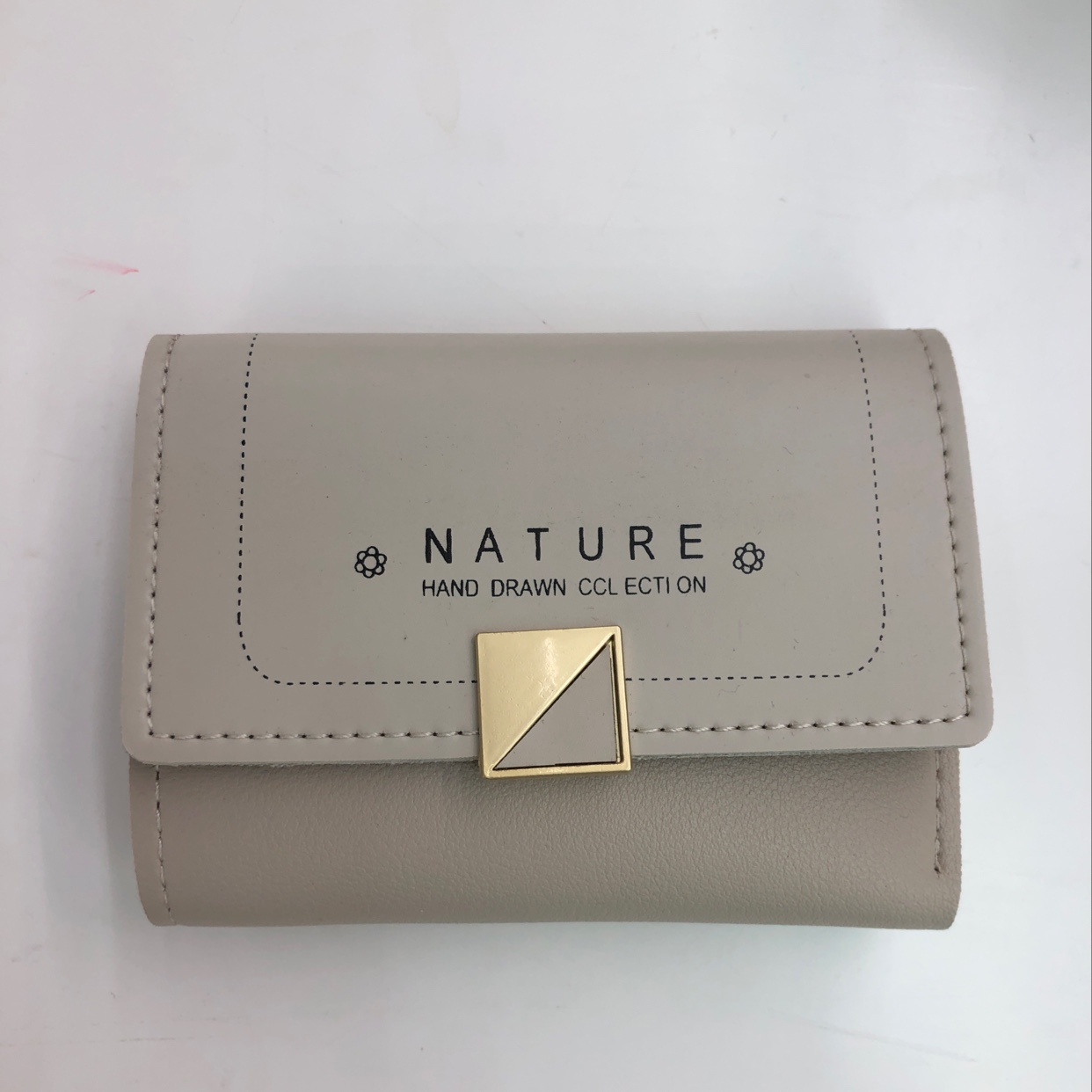 Fresh spliced small wallet with three folds thumbnail