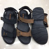 1058 Beach shoes Men's Sandals Beach sandals Broken leather TPR outsole MD midsole