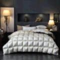 High-end silk cotton down quilt (beige) details Picture
