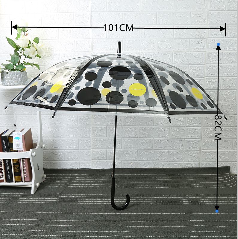 货号：6010.时尚个性塑料印花雨伞详情图9