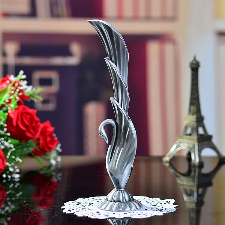 欧式风格复古艺品摆件花瓶，精美合金少女心花瓶