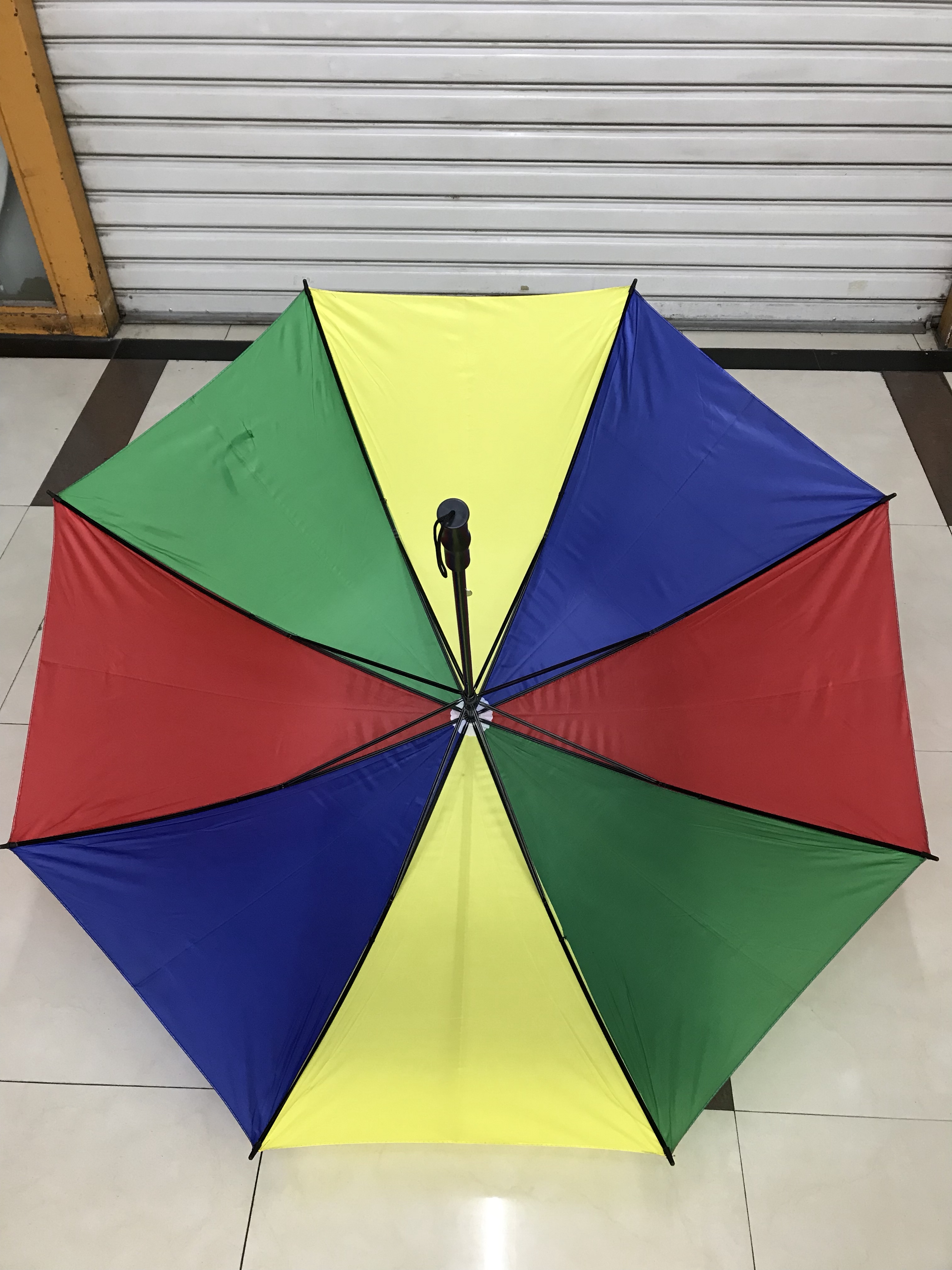 75Cm Double Bone Golf Rainbow Umbrella Watermelon Umbrella Adult Umbrella Specification drawing