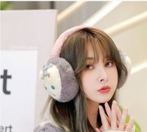 Earmuffs Lovely warm earmuffs foldable thickened earmuffs earmuffs covered with hats and earmuffs winter Korean children