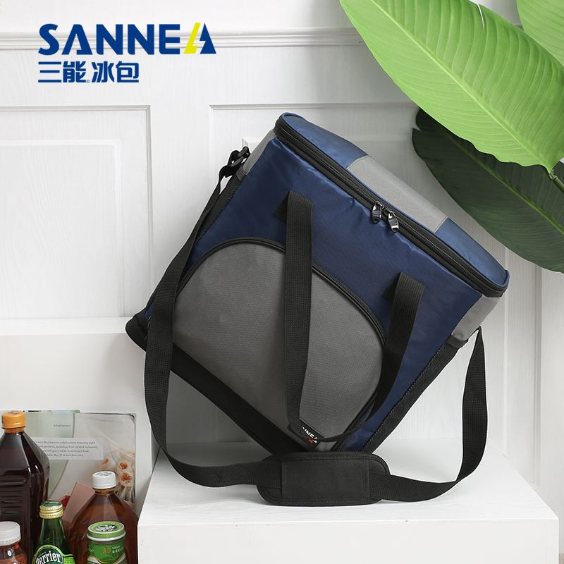 25L lunch bag, picnic insulation bag, high-end aluminum foil ice pack, seafood refrigeration bag, large-capacity portable bento bag details Picture