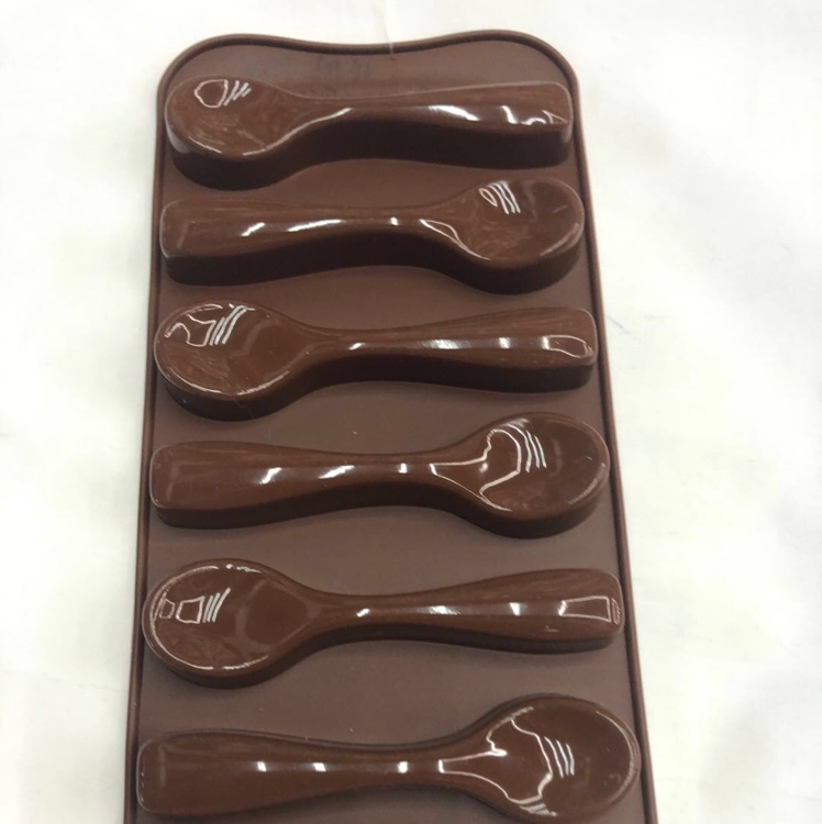 Silicone chocolate cake mold (spoon)