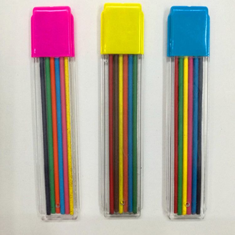 Colored pencil lead 2.0, pencil lead 2.0, 6-piece colored lead lead detail image 3