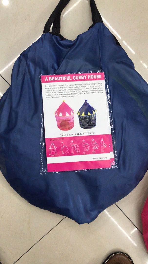 The best-selling princess tent in blue details Picture