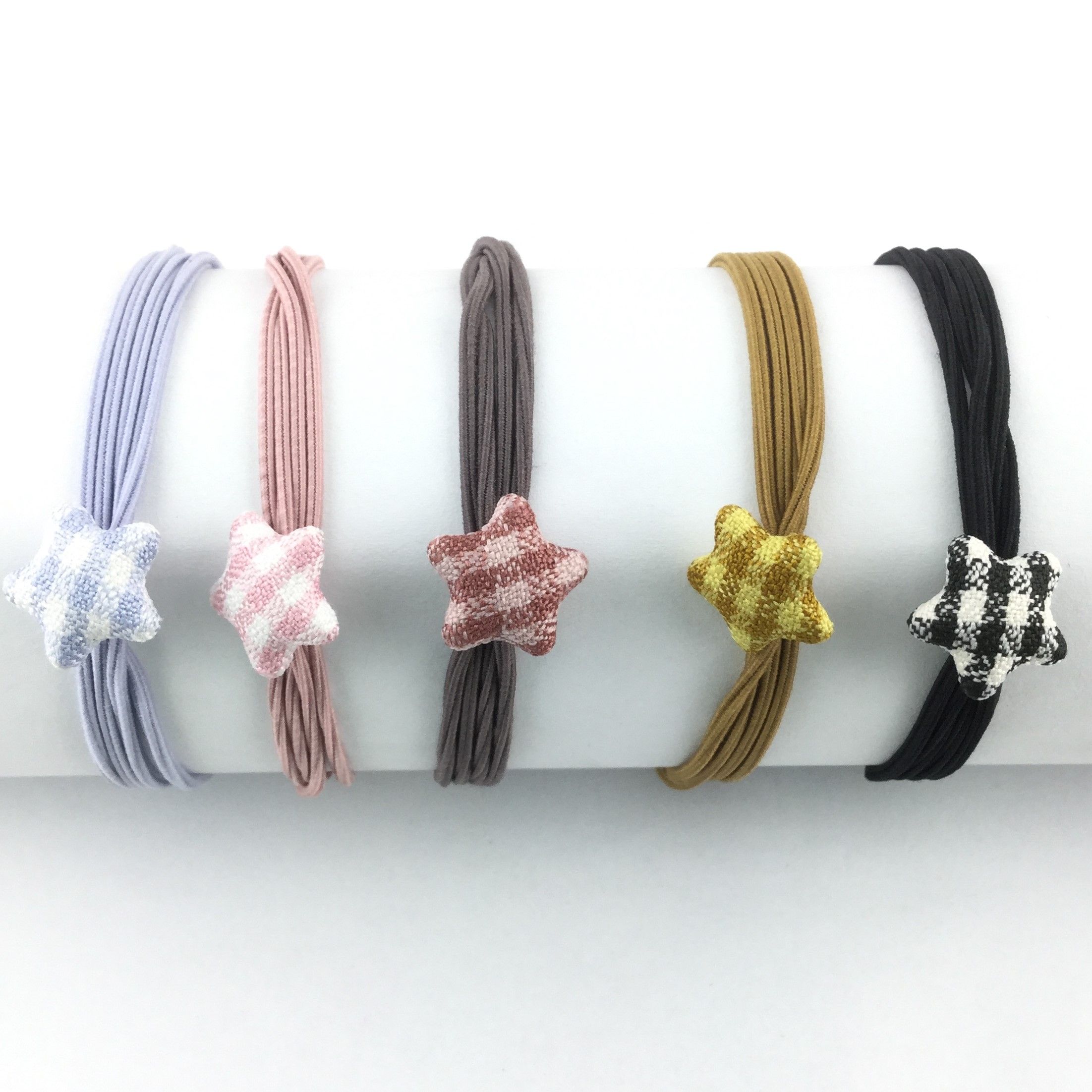 2020泫雅网红ins简约细款发绳少女扎头发高弹皮筋支持定制E7图