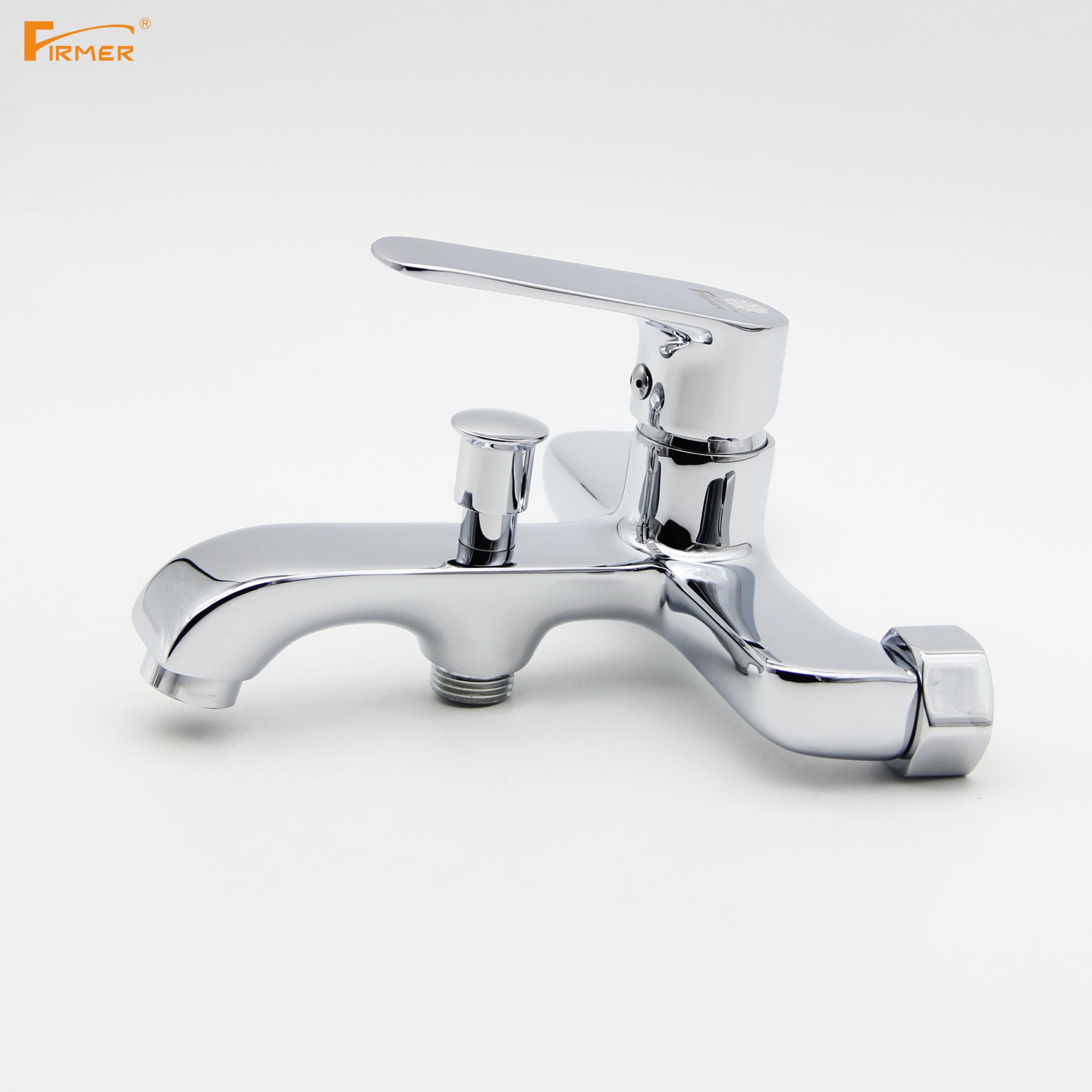 FIRMER Shower faucet all copper hot and cold bath triple bath tub bath faucet details Picture