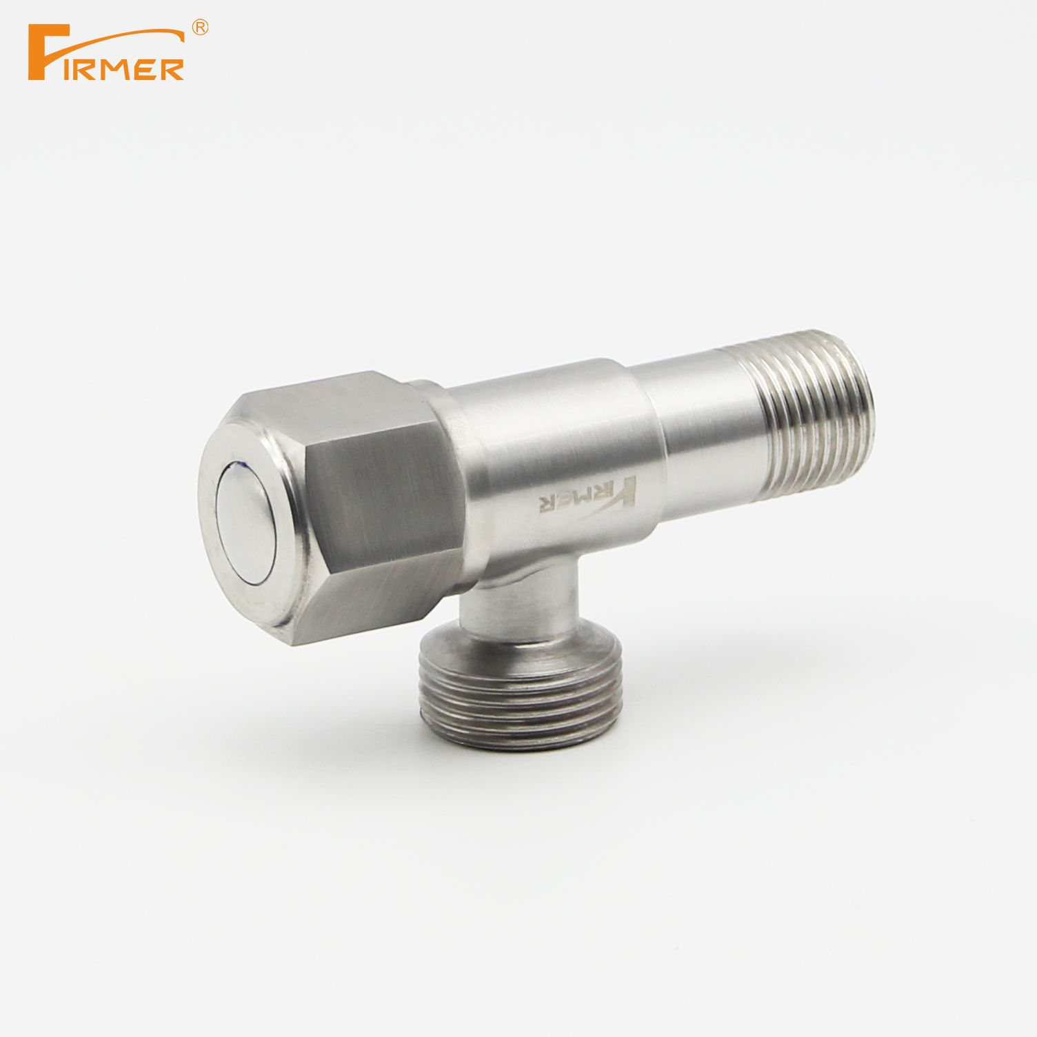 FIRMER 304 stainless steel triangle valve cold and hot water full valve switch off check valve water heater for home use details Picture