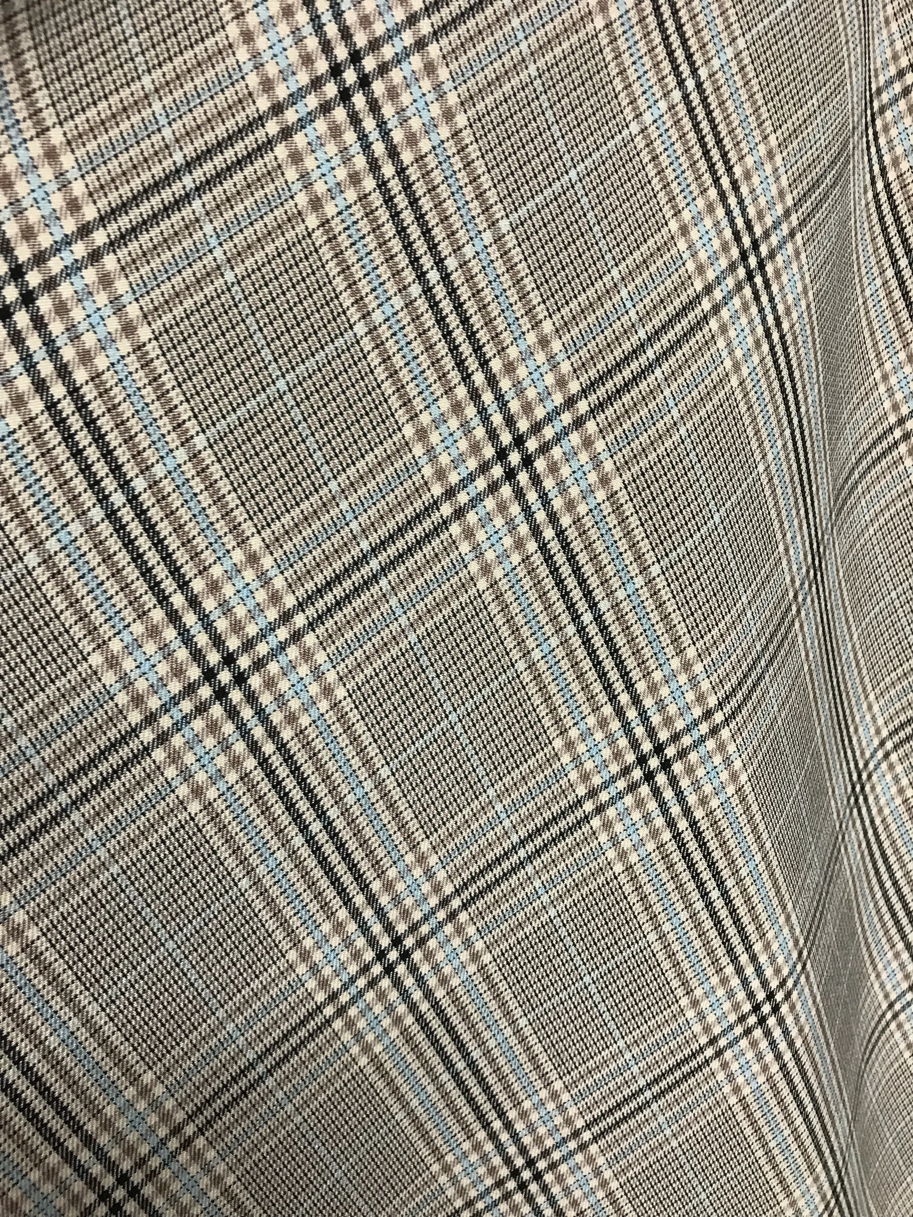 Checkered fabric, checkered skirt fabric, accessories, hair bands, hair ornaments, handicrafts, fabric Specification image